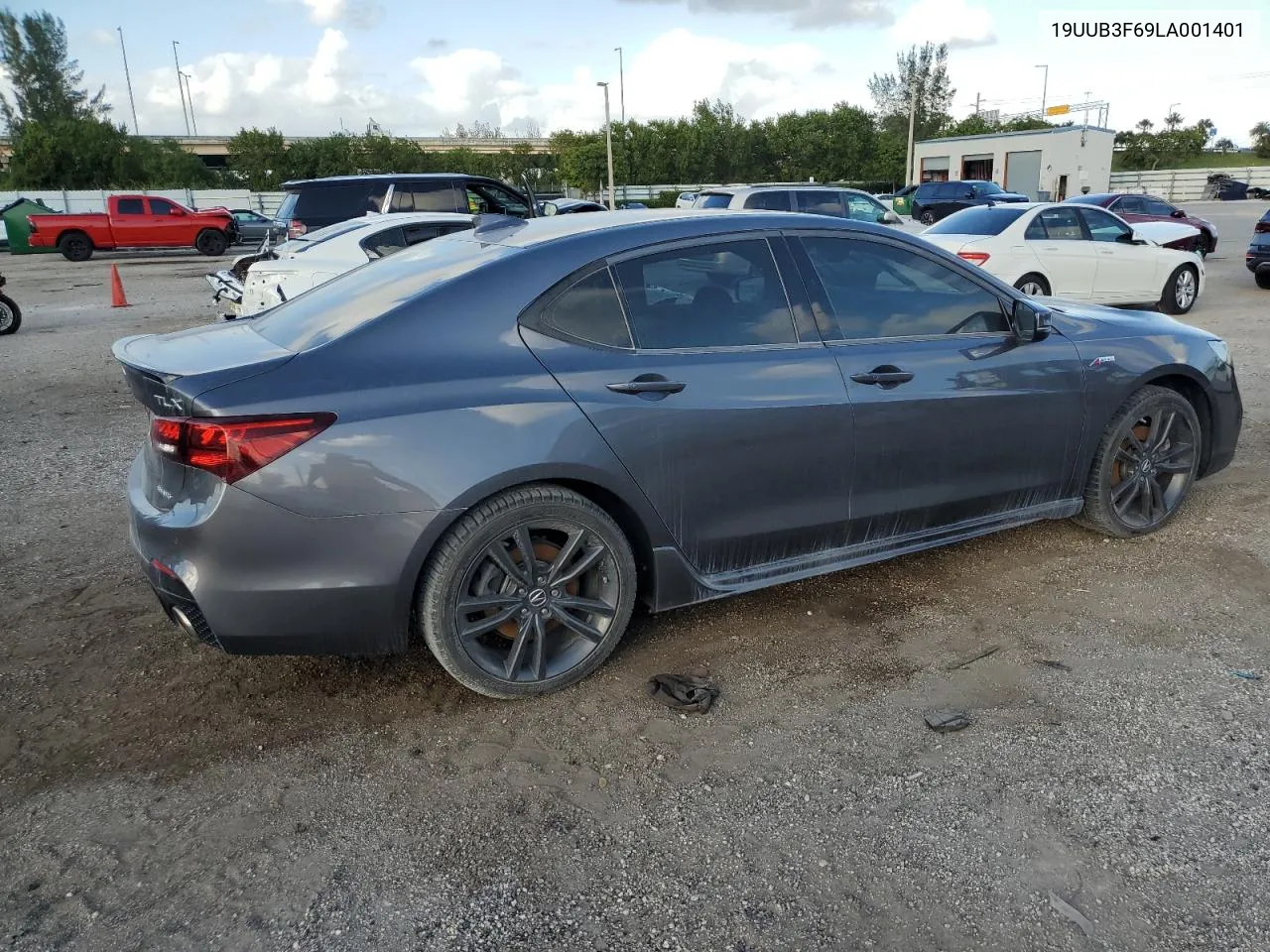 2020 Acura Tlx Technology VIN: 19UUB3F69LA001401 Lot: 80886844