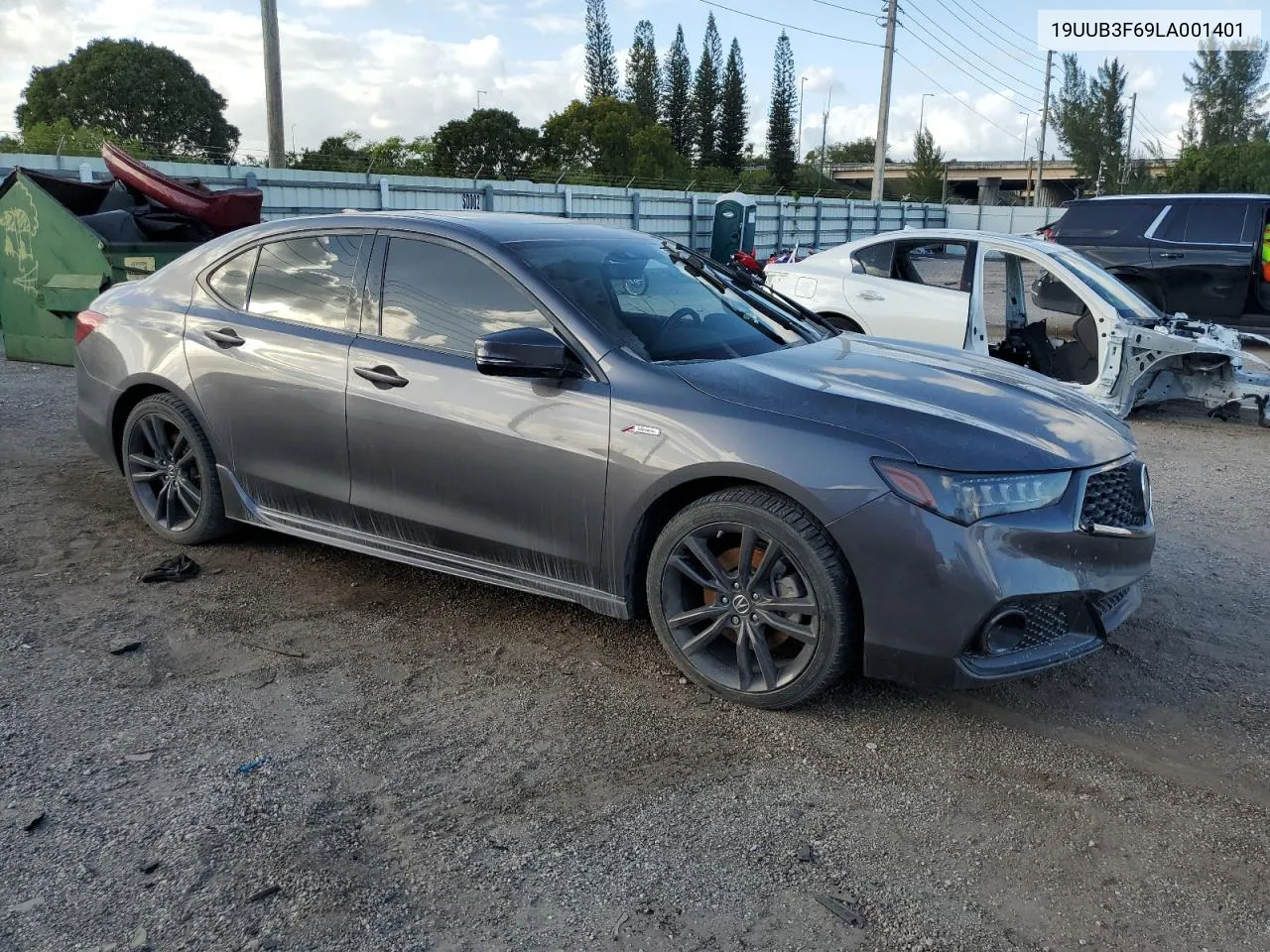 2020 Acura Tlx Technology VIN: 19UUB3F69LA001401 Lot: 80886844