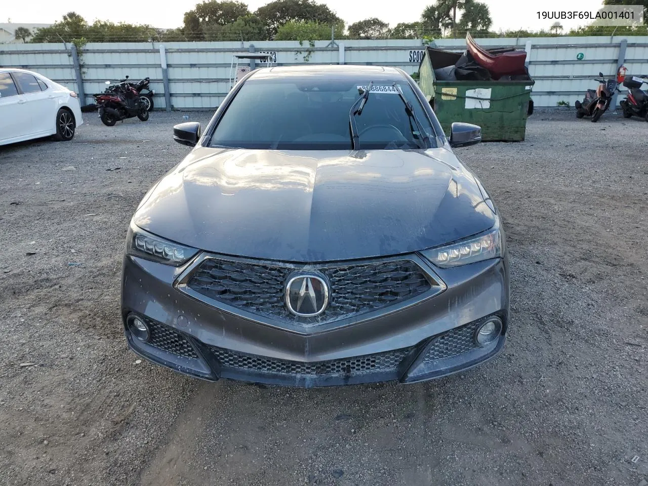 2020 Acura Tlx Technology VIN: 19UUB3F69LA001401 Lot: 80886844