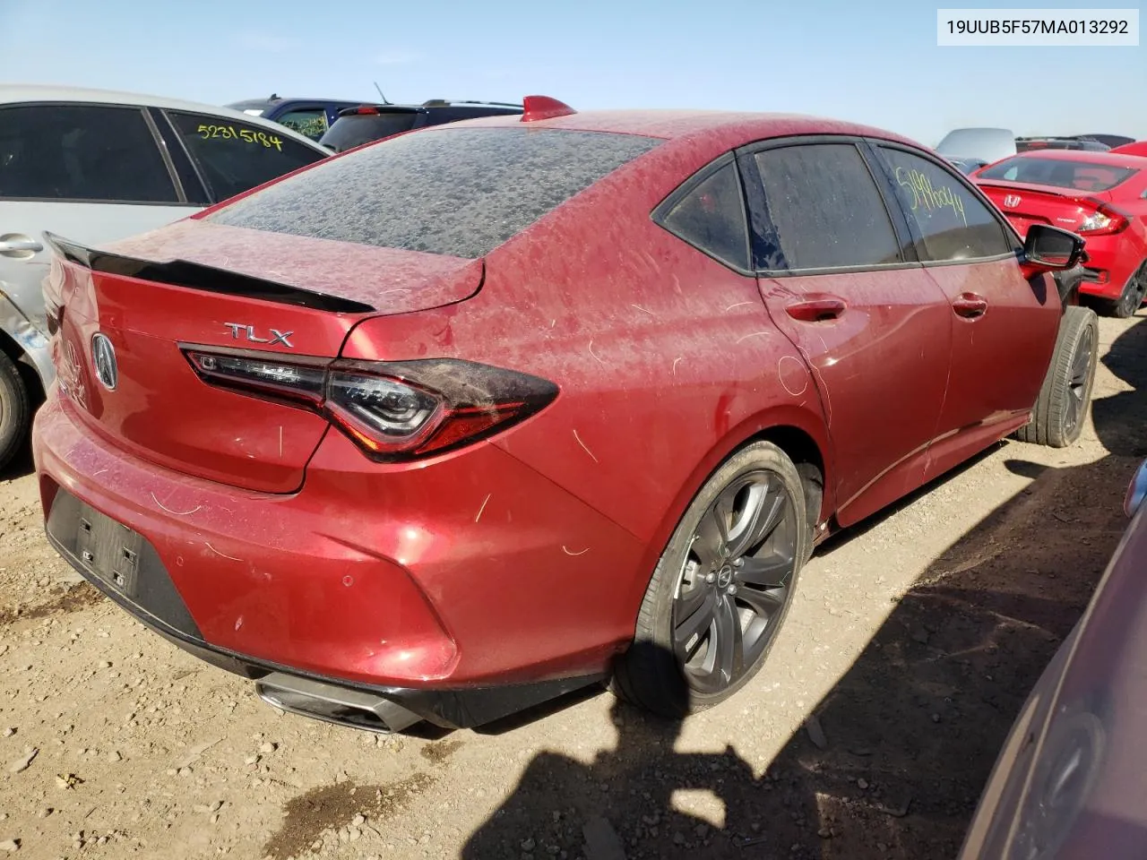 19UUB5F57MA013292 2021 Acura Tlx Tech A