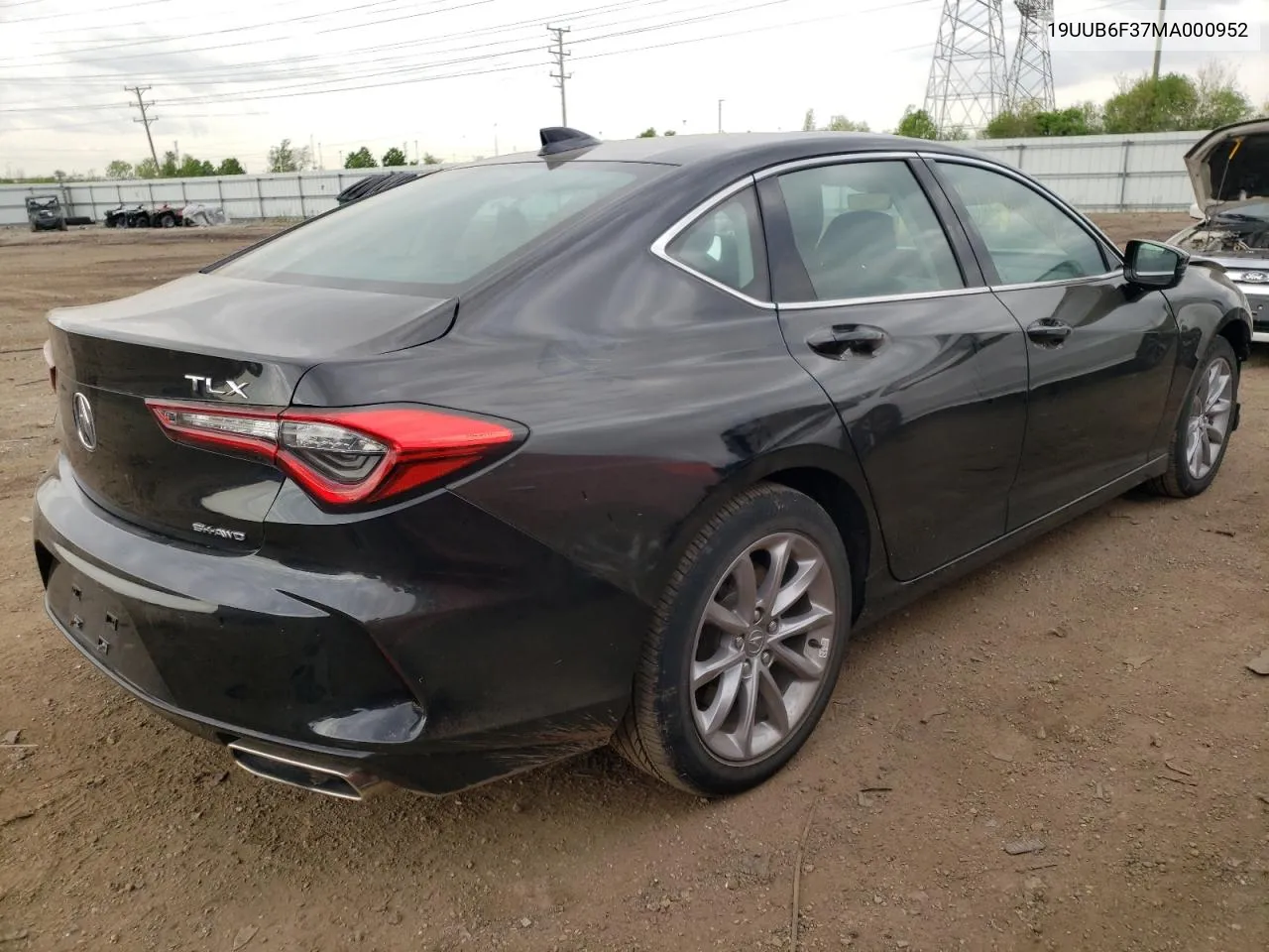 2021 Acura Tlx VIN: 19UUB6F37MA000952 Lot: 52866404