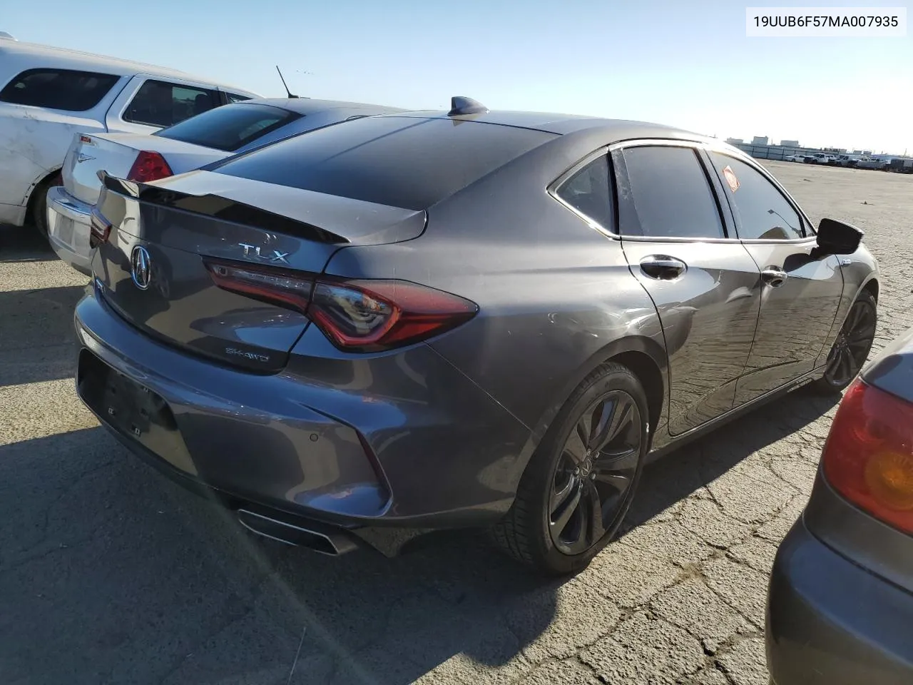 2021 Acura Tlx Tech A VIN: 19UUB6F57MA007935 Lot: 54191174