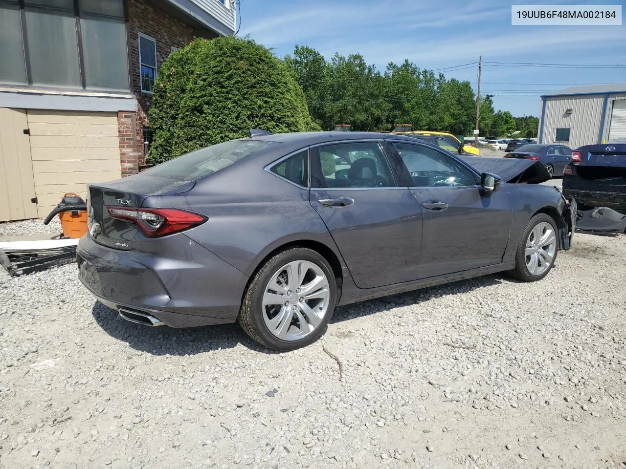 2021 Acura Tlx Technology VIN: 19UUB6F48MA002184 Lot: 61002074