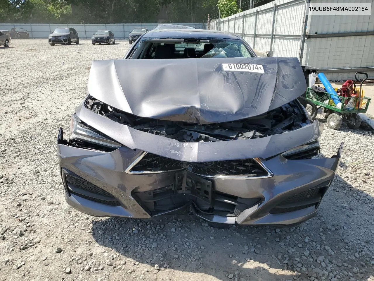 2021 Acura Tlx Technology VIN: 19UUB6F48MA002184 Lot: 61002074