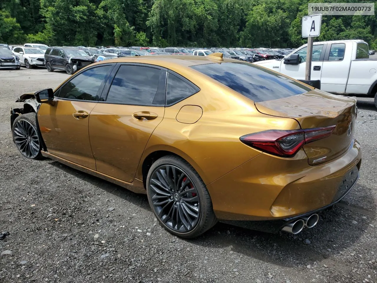 2021 Acura Tlx Type S VIN: 19UUB7F02MA000773 Lot: 62987534