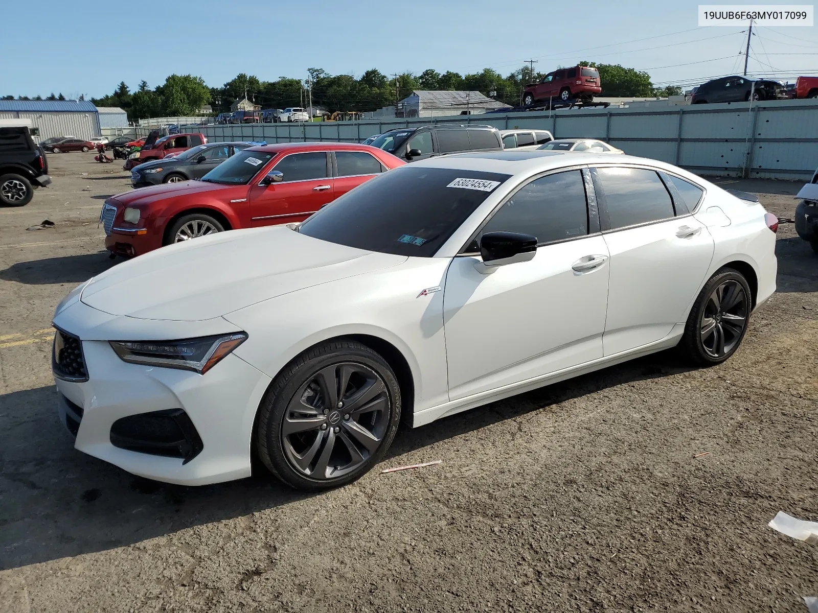 19UUB6F63MY017099 2021 Acura Tlx Advance