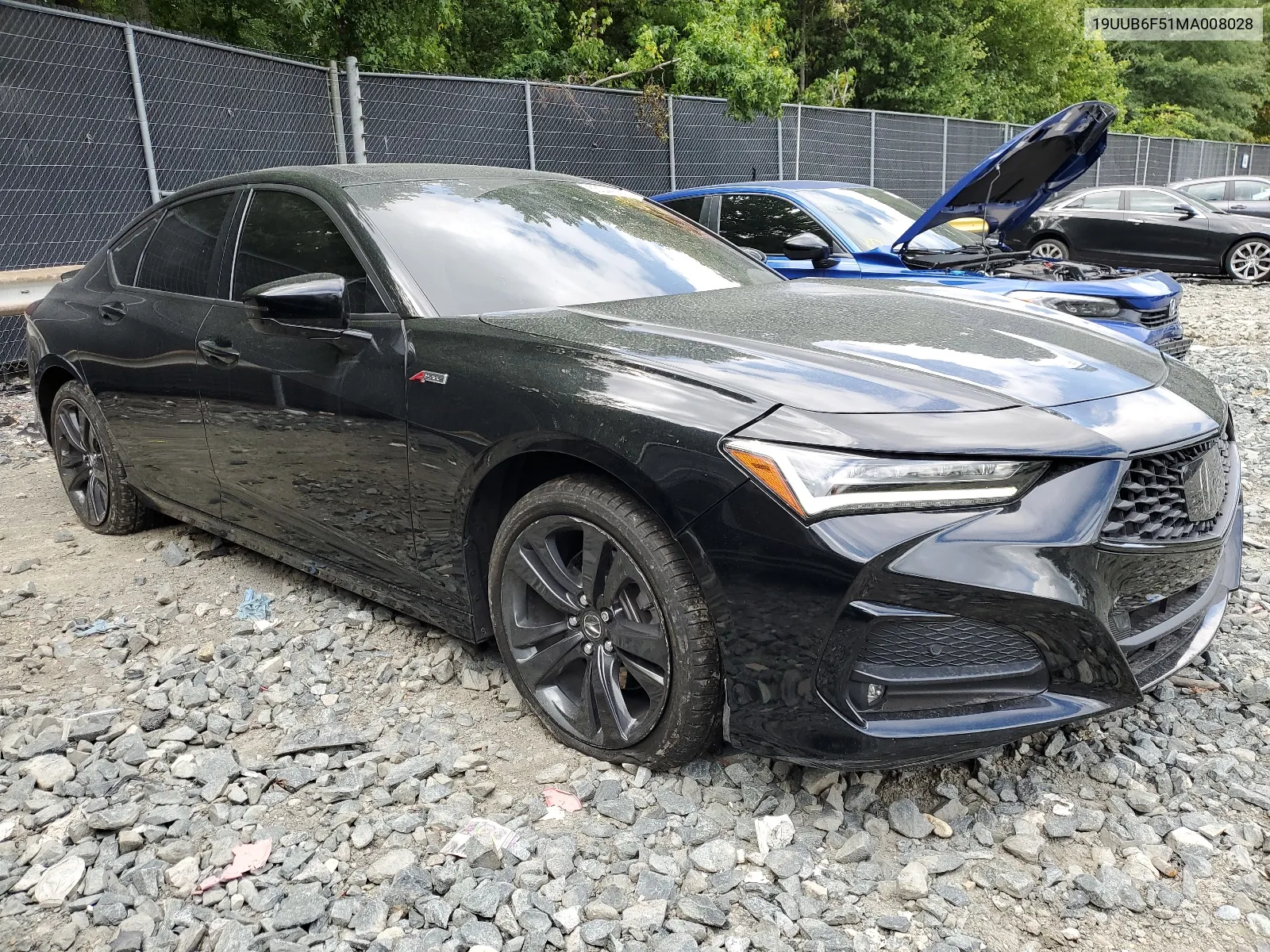 2021 Acura Tlx Tech A VIN: 19UUB6F51MA008028 Lot: 63044384