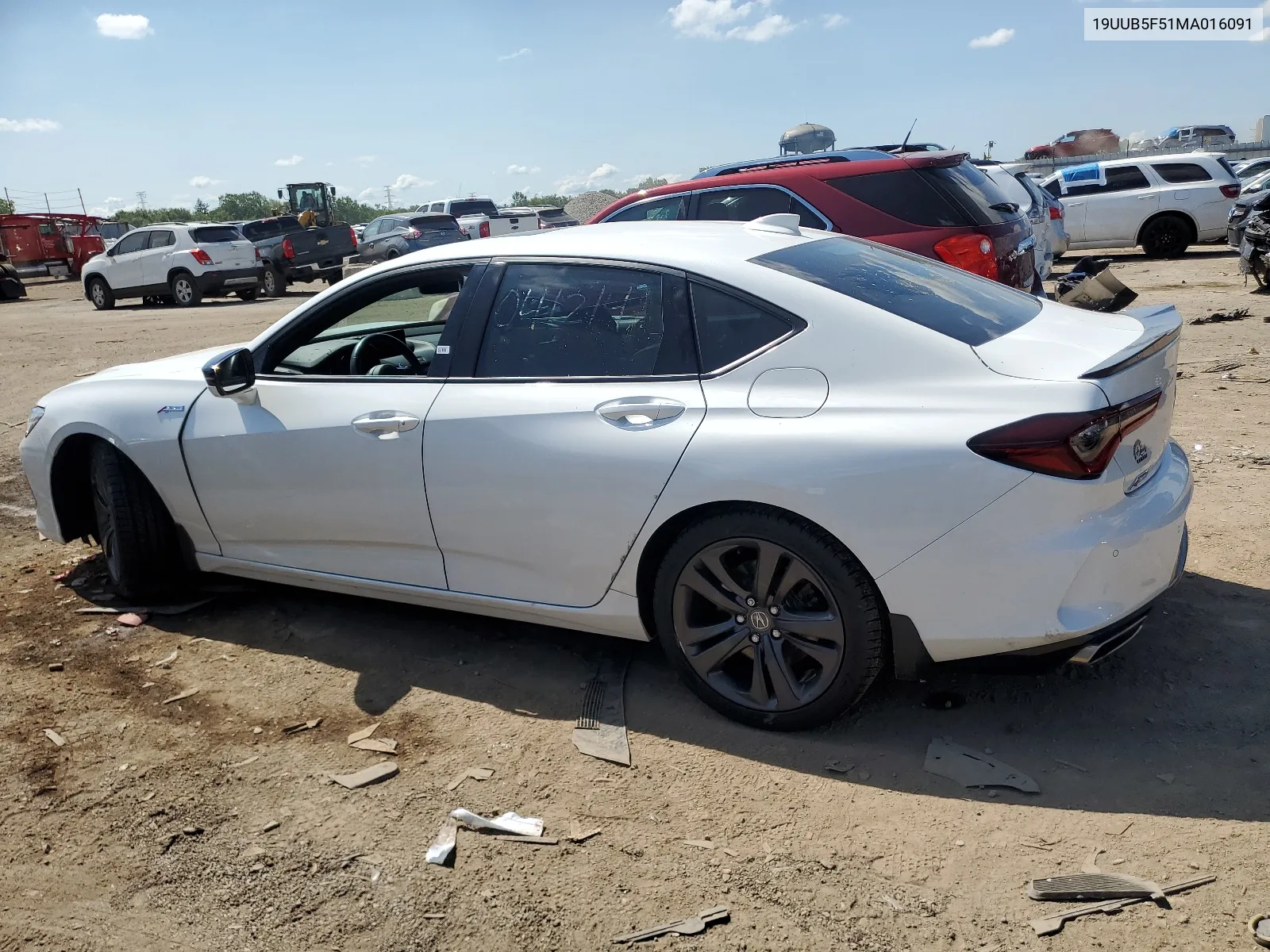 2021 Acura Tlx Tech A VIN: 19UUB5F51MA016091 Lot: 63460954