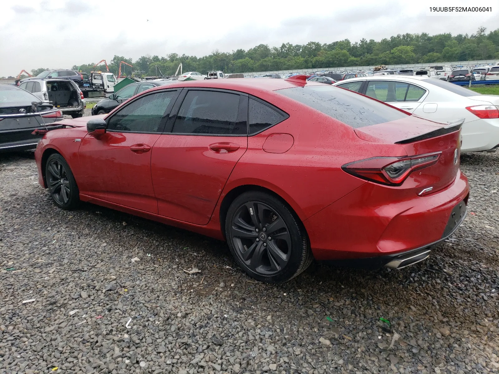 2021 Acura Tlx Tech A VIN: 19UUB5F52MA006041 Lot: 64265634