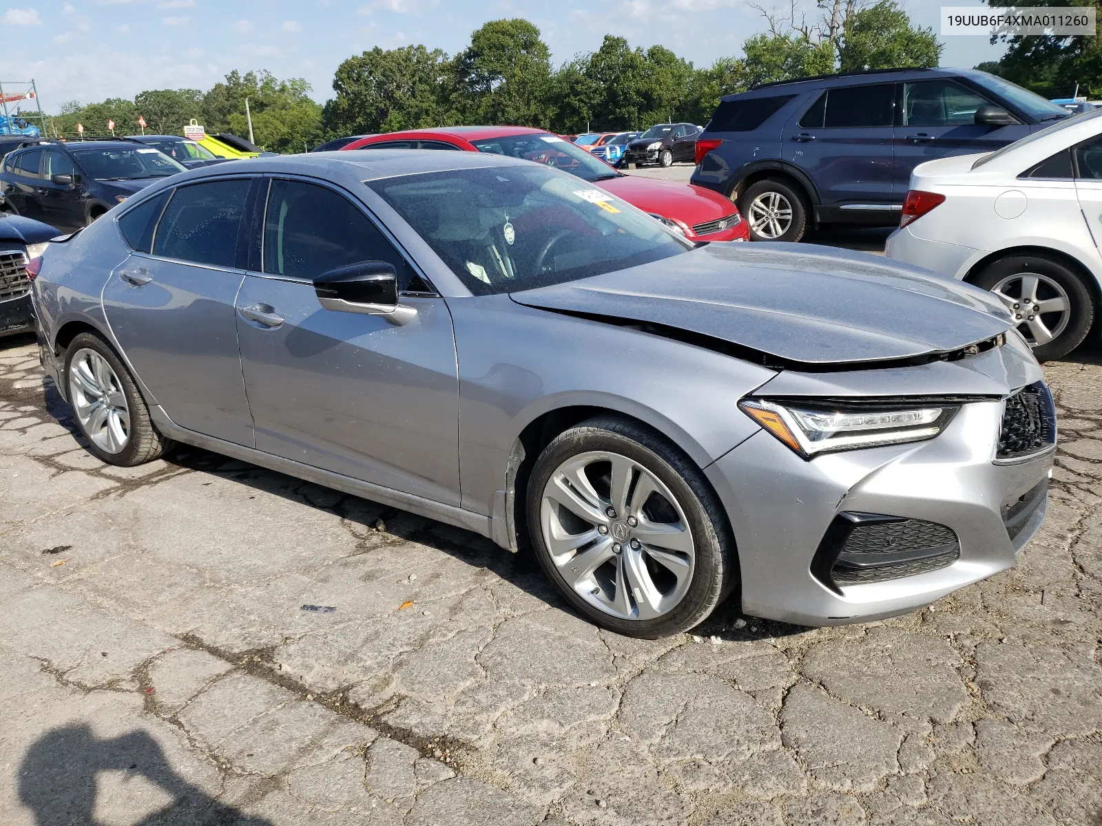 2021 Acura Tlx Technology VIN: 19UUB6F4XMA011260 Lot: 64705284