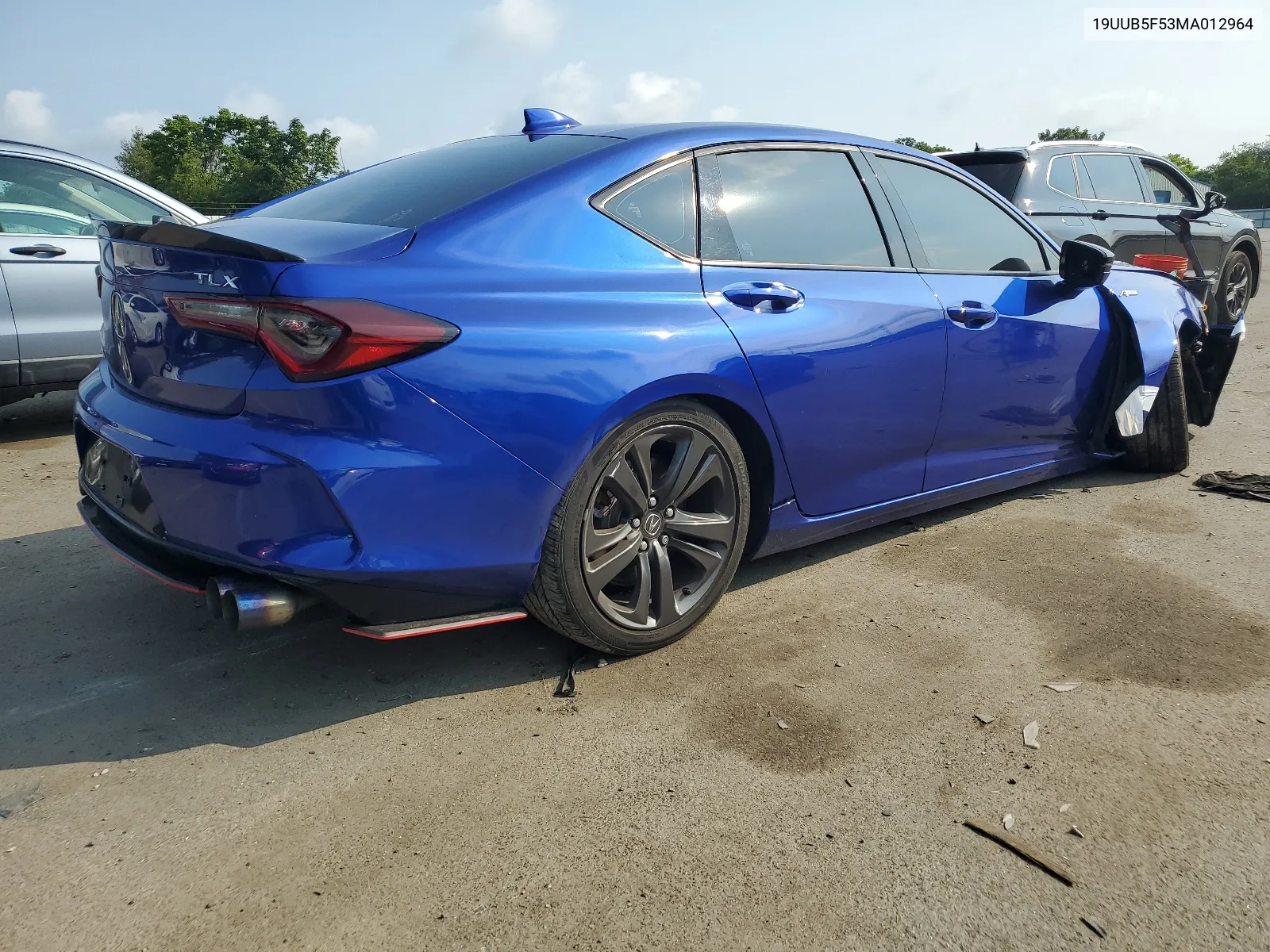 2021 Acura Tlx Tech A VIN: 19UUB5F53MA012964 Lot: 65388094