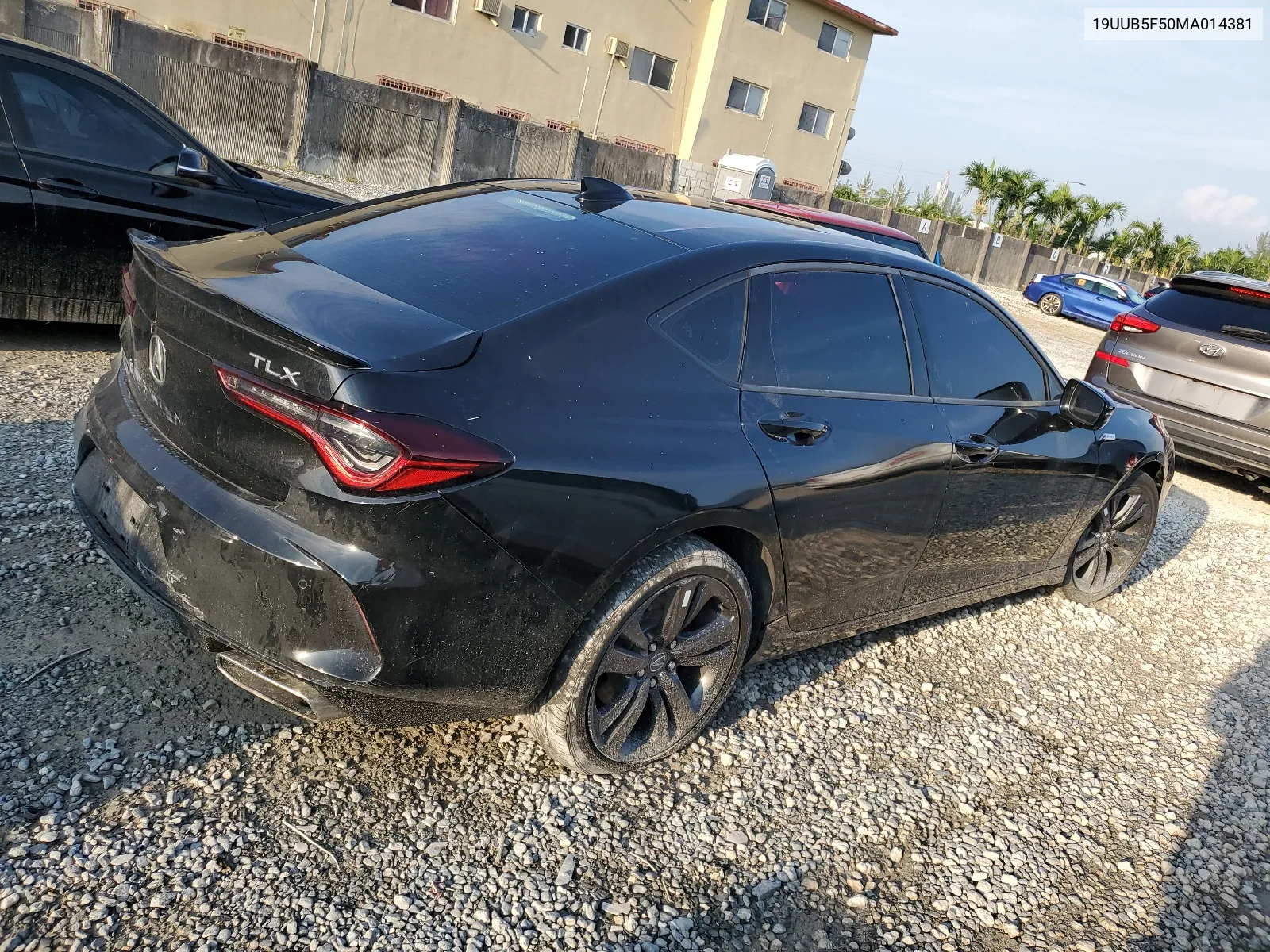 2021 Acura Tlx Tech A VIN: 19UUB5F50MA014381 Lot: 66632544