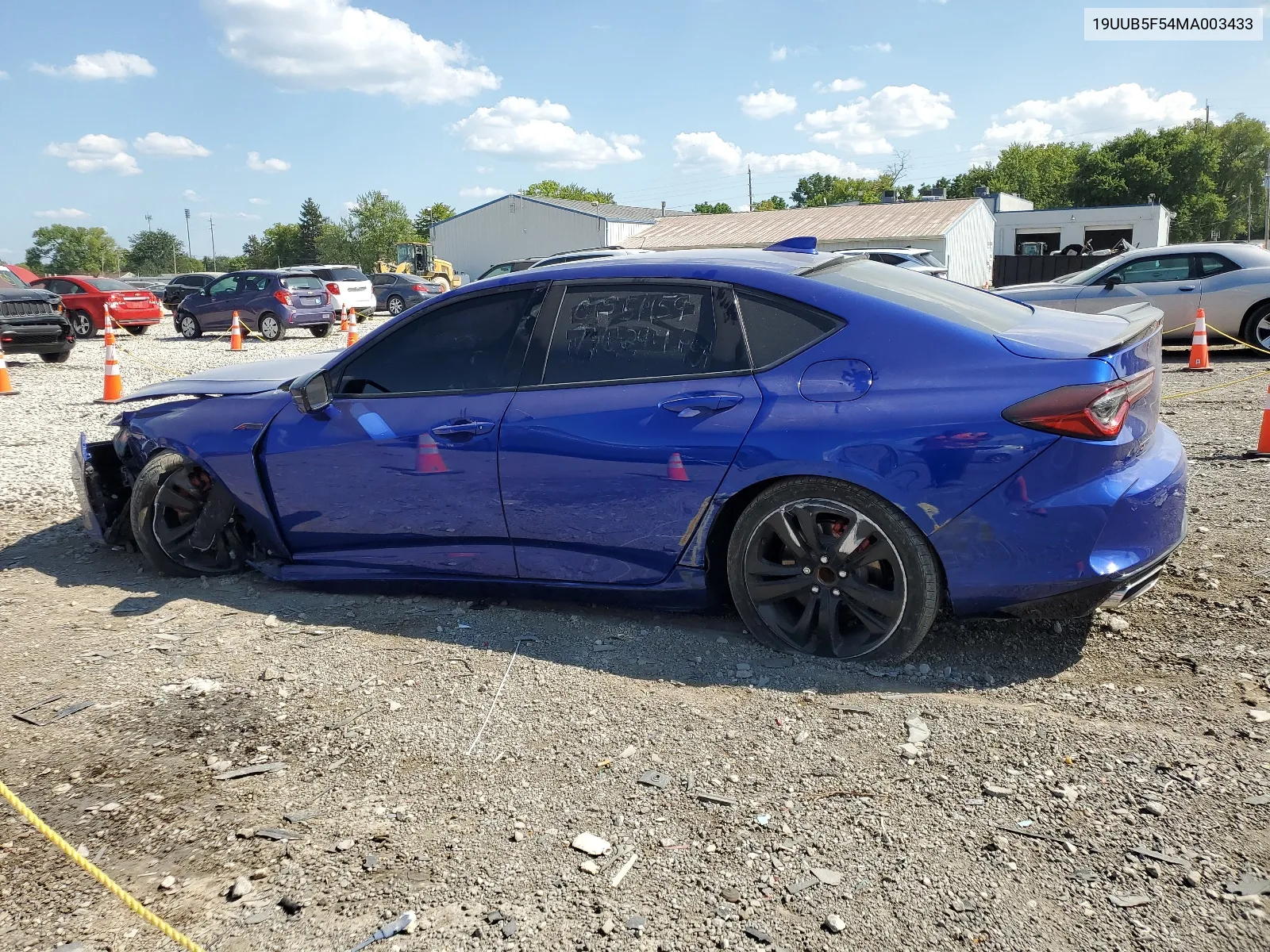 2021 Acura Tlx Tech A VIN: 19UUB5F54MA003433 Lot: 67252734