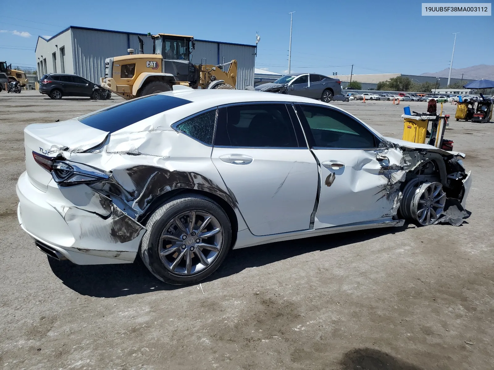 2021 Acura Tlx VIN: 19UUB5F38MA003112 Lot: 68263614