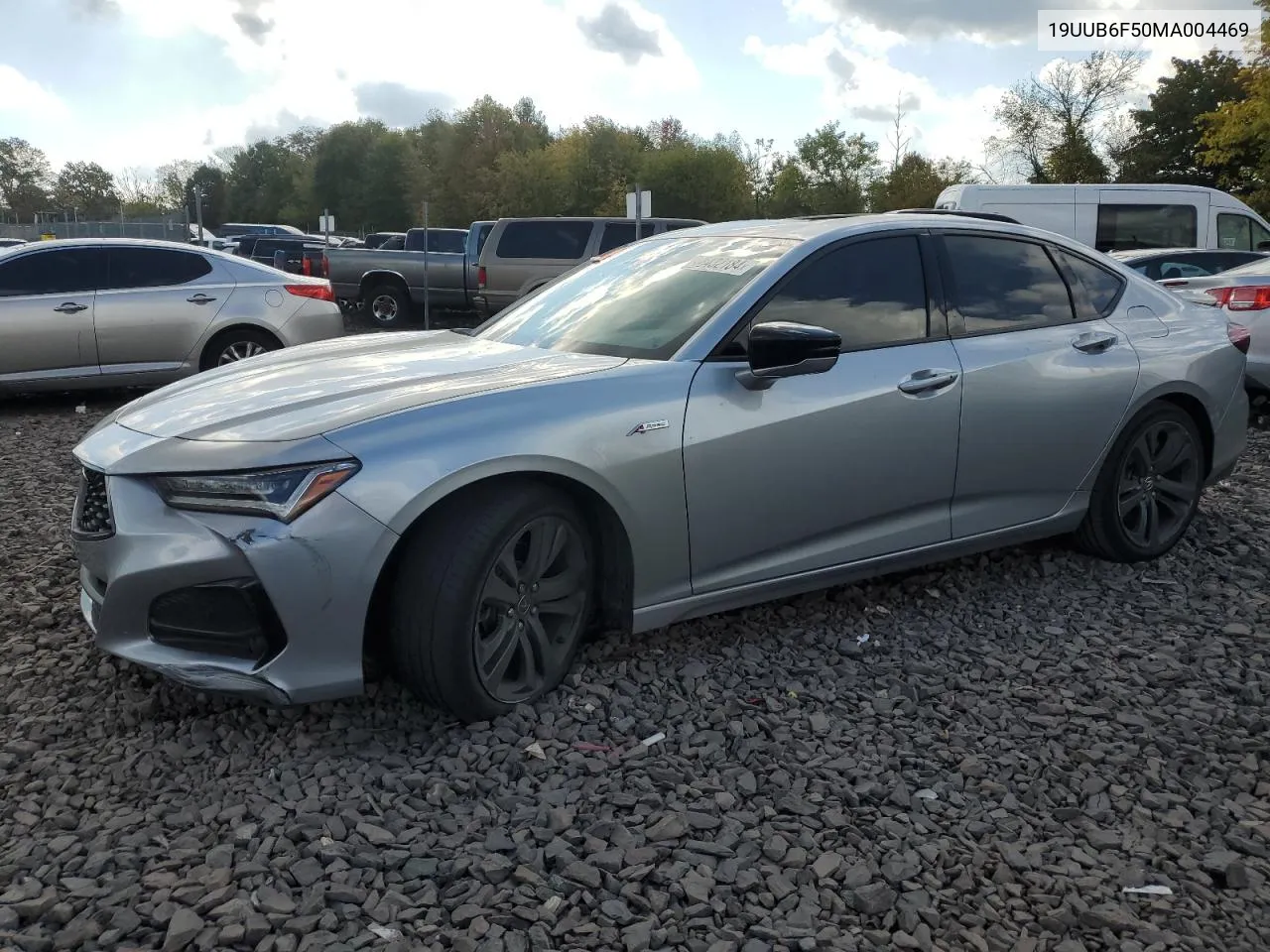 19UUB6F50MA004469 2021 Acura Tlx Tech A