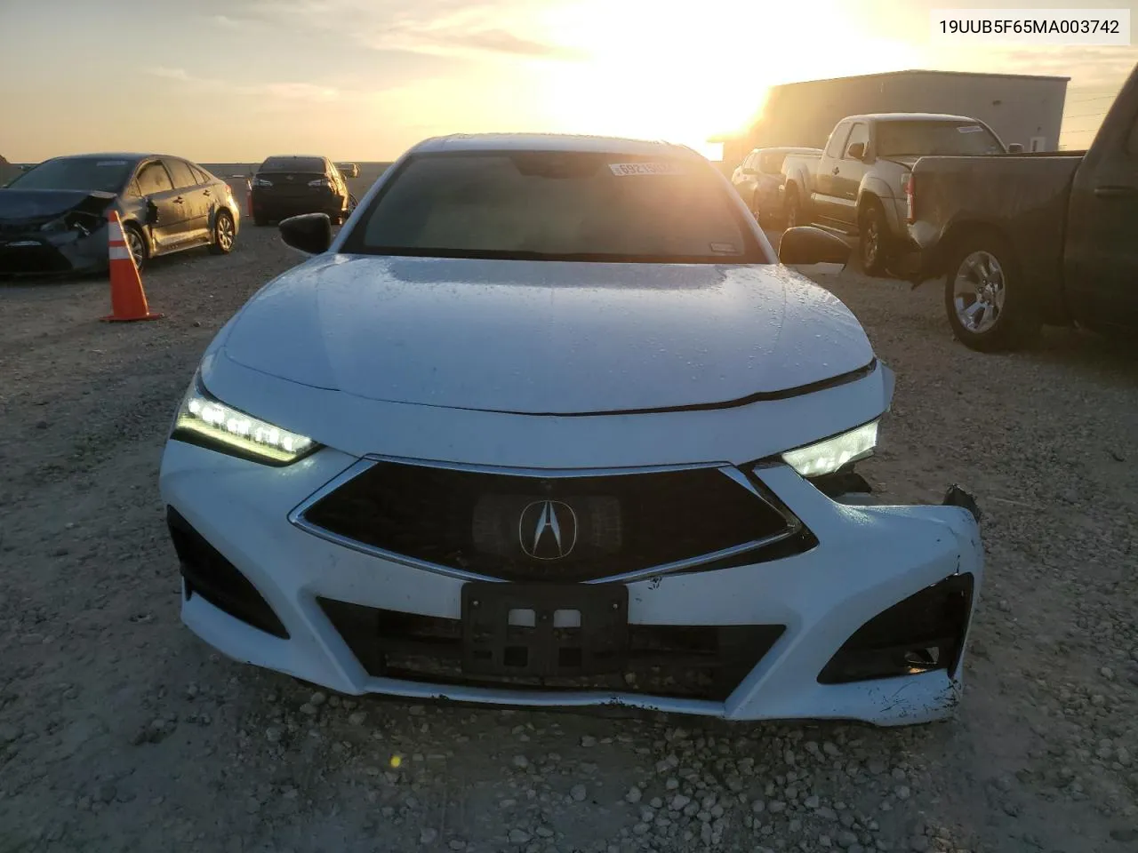 2021 Acura Tlx Advance VIN: 19UUB5F65MA003742 Lot: 69215034