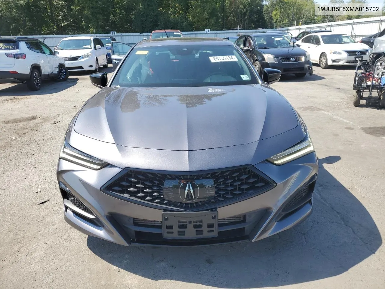 19UUB5F5XMA015702 2021 Acura Tlx Tech A