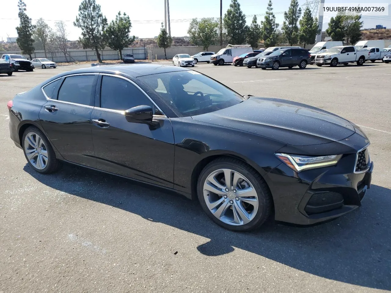 2021 Acura Tlx Technology VIN: 19UUB5F49MA007369 Lot: 69863444