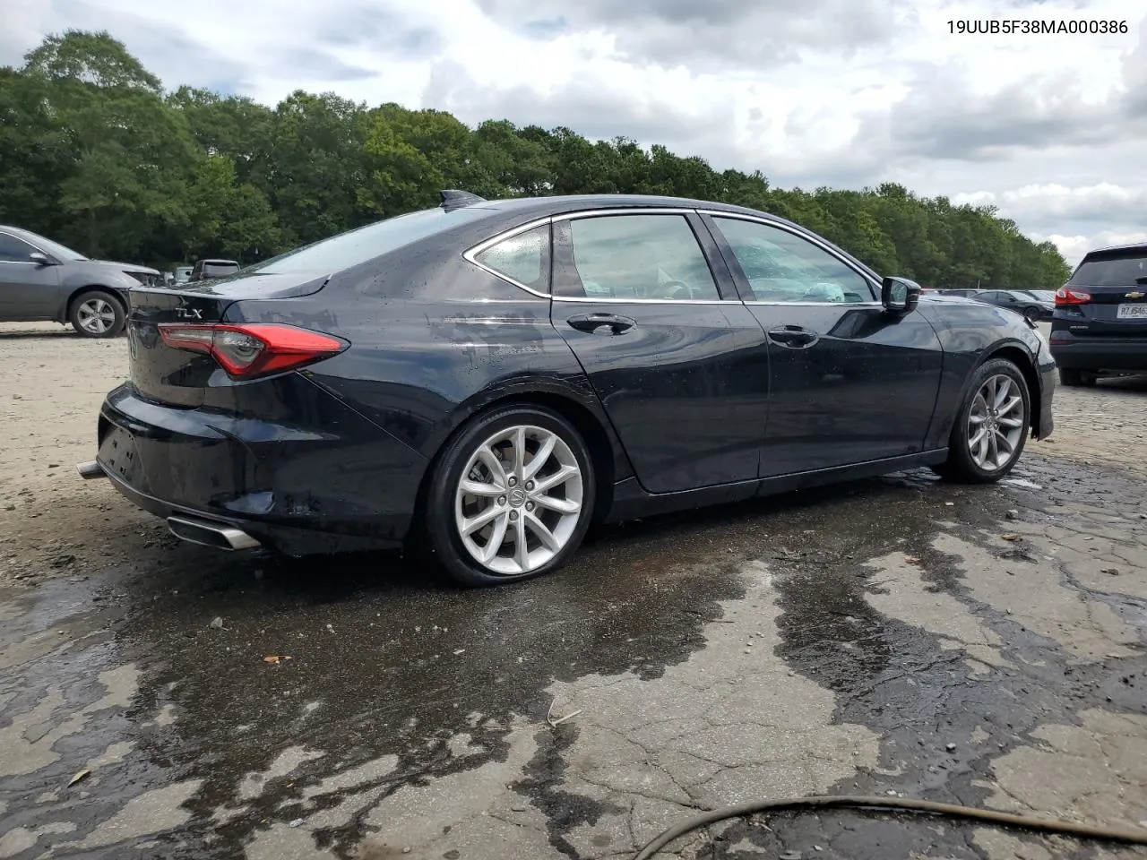 2021 Acura Tlx VIN: 19UUB5F38MA000386 Lot: 70232764