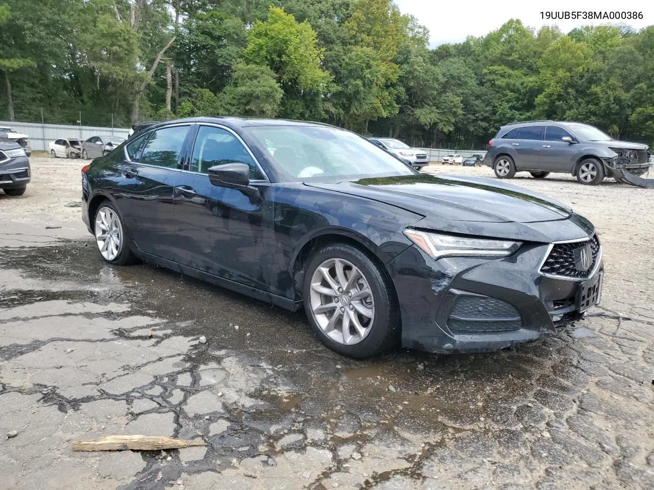 2021 Acura Tlx VIN: 19UUB5F38MA000386 Lot: 70232764