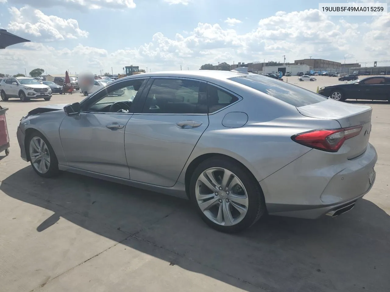 2021 Acura Tlx Technology VIN: 19UUB5F49MA015259 Lot: 70728854