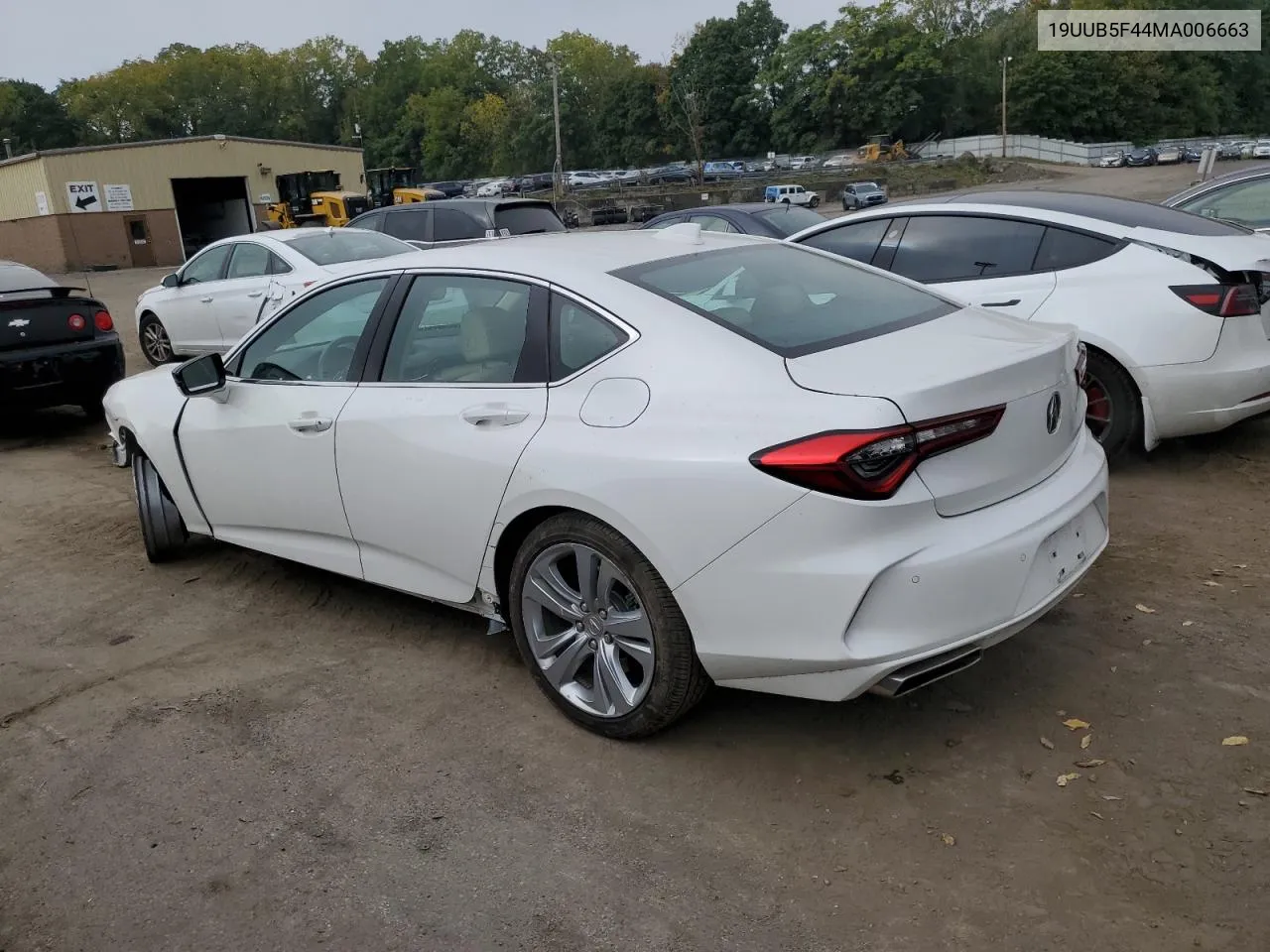 2021 Acura Tlx Technology VIN: 19UUB5F44MA006663 Lot: 71754994