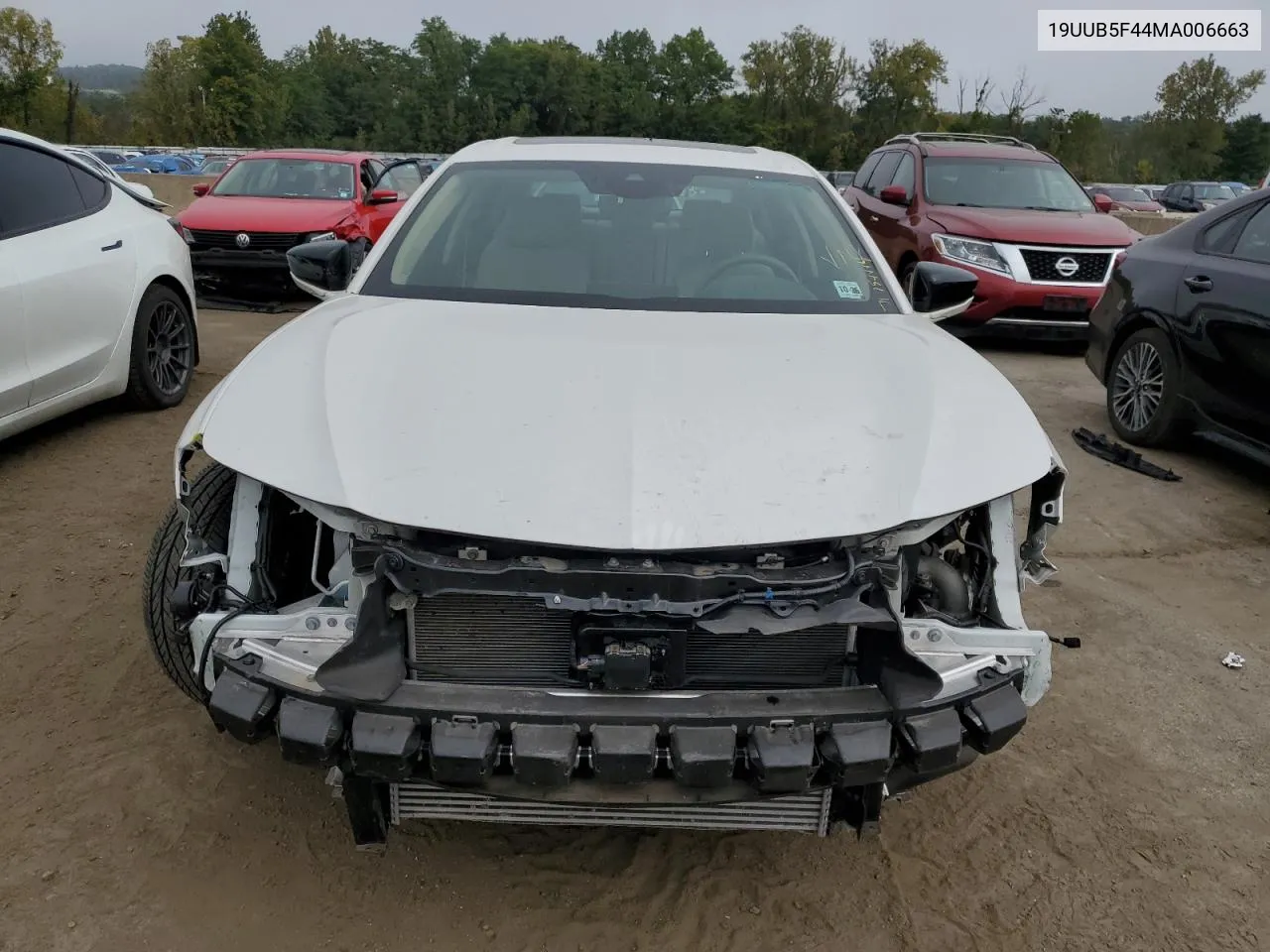 2021 Acura Tlx Technology VIN: 19UUB5F44MA006663 Lot: 71754994