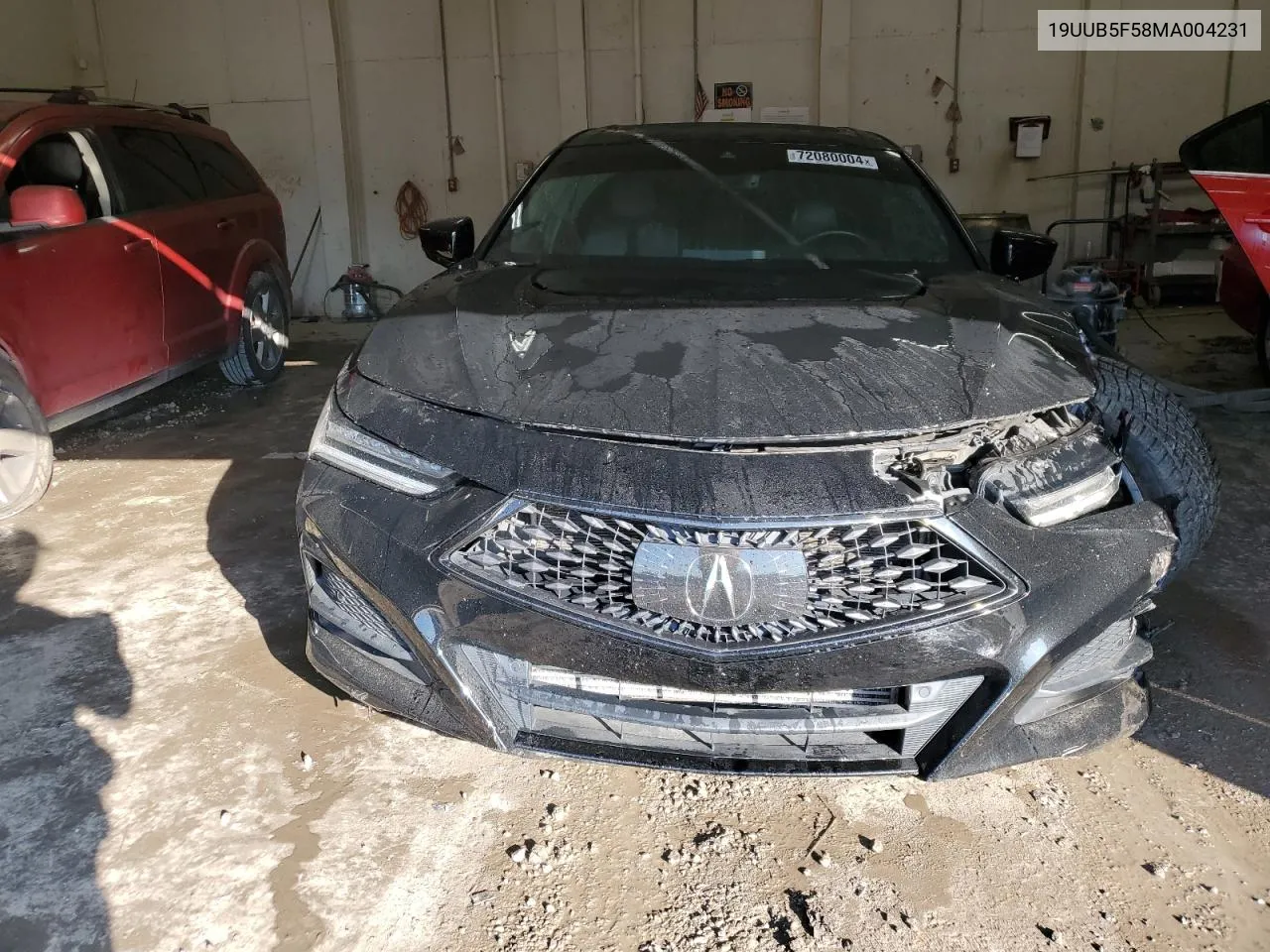 2021 Acura Tlx Tech A VIN: 19UUB5F58MA004231 Lot: 72080004