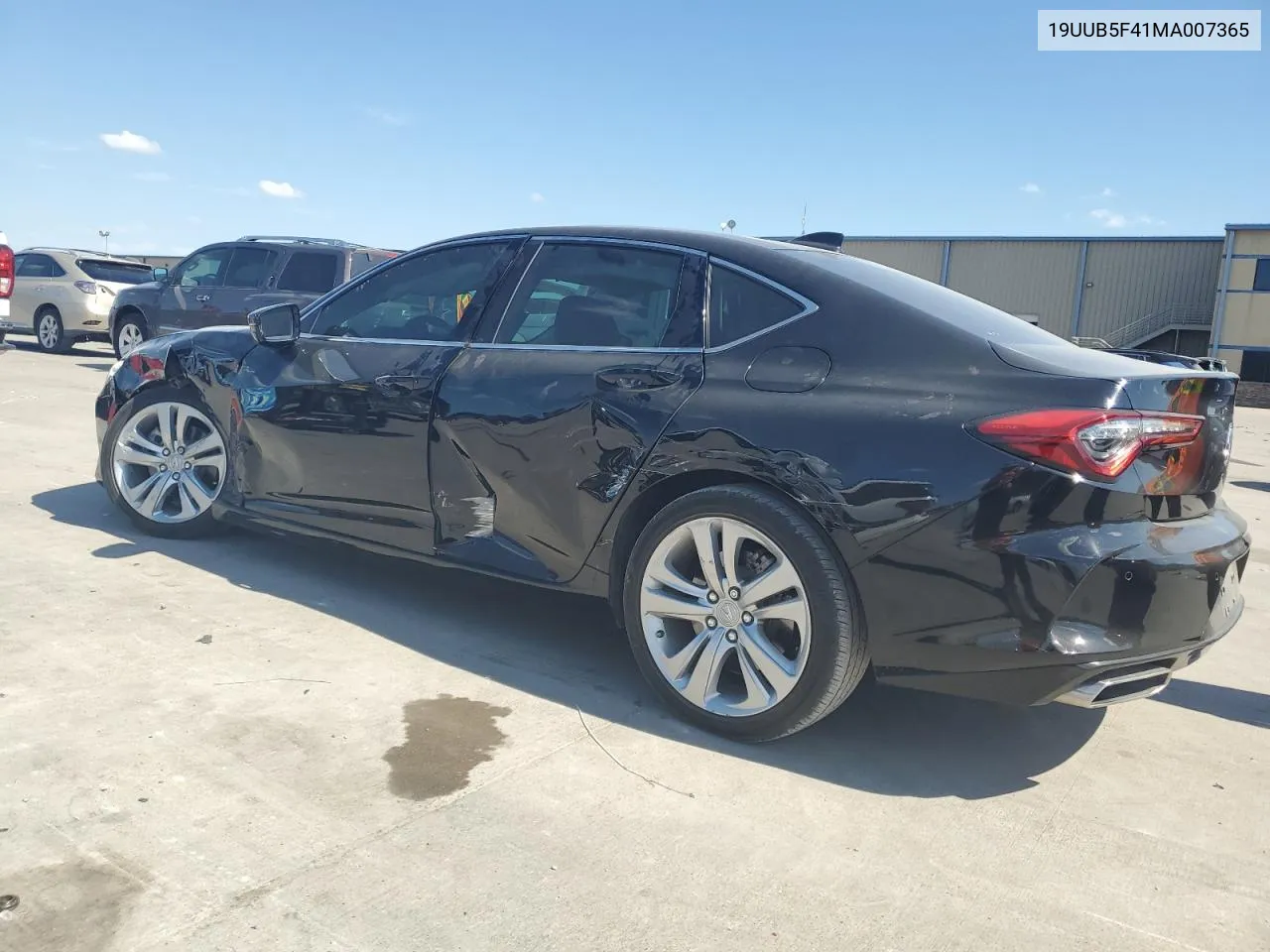 2021 Acura Tlx Technology VIN: 19UUB5F41MA007365 Lot: 72468844