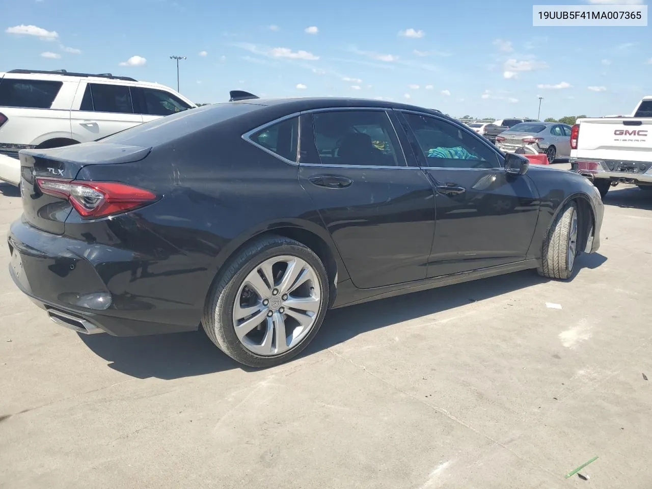 2021 Acura Tlx Technology VIN: 19UUB5F41MA007365 Lot: 72468844