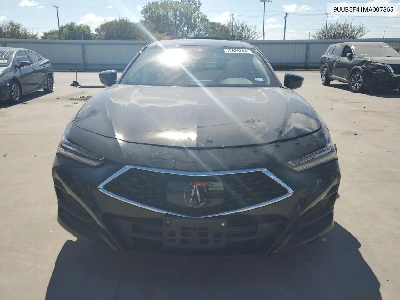 2021 Acura Tlx Technology VIN: 19UUB5F41MA007365 Lot: 72468844