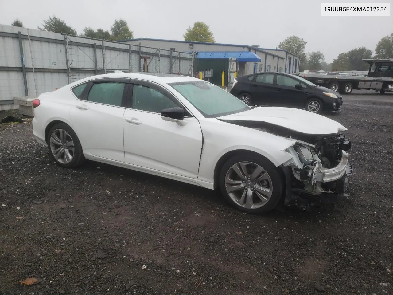 2021 Acura Tlx Technology VIN: 19UUB5F4XMA012354 Lot: 72532914