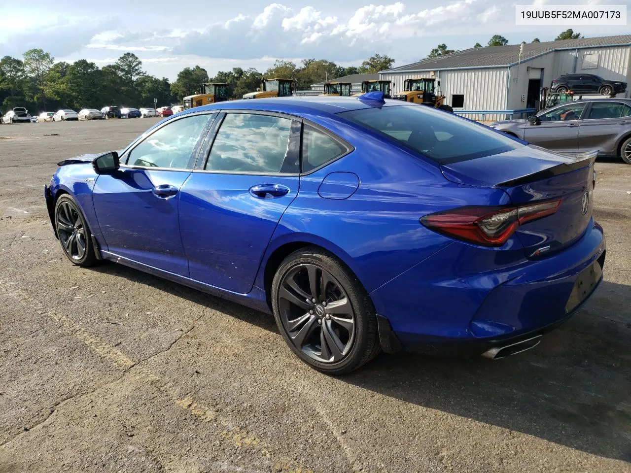 2021 Acura Tlx Tech A VIN: 19UUB5F52MA007173 Lot: 72581604