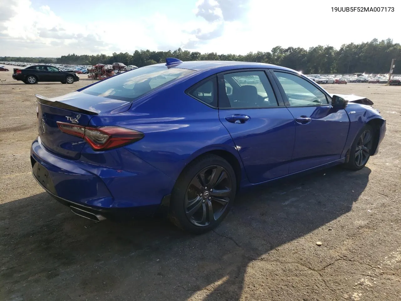 2021 Acura Tlx Tech A VIN: 19UUB5F52MA007173 Lot: 72581604