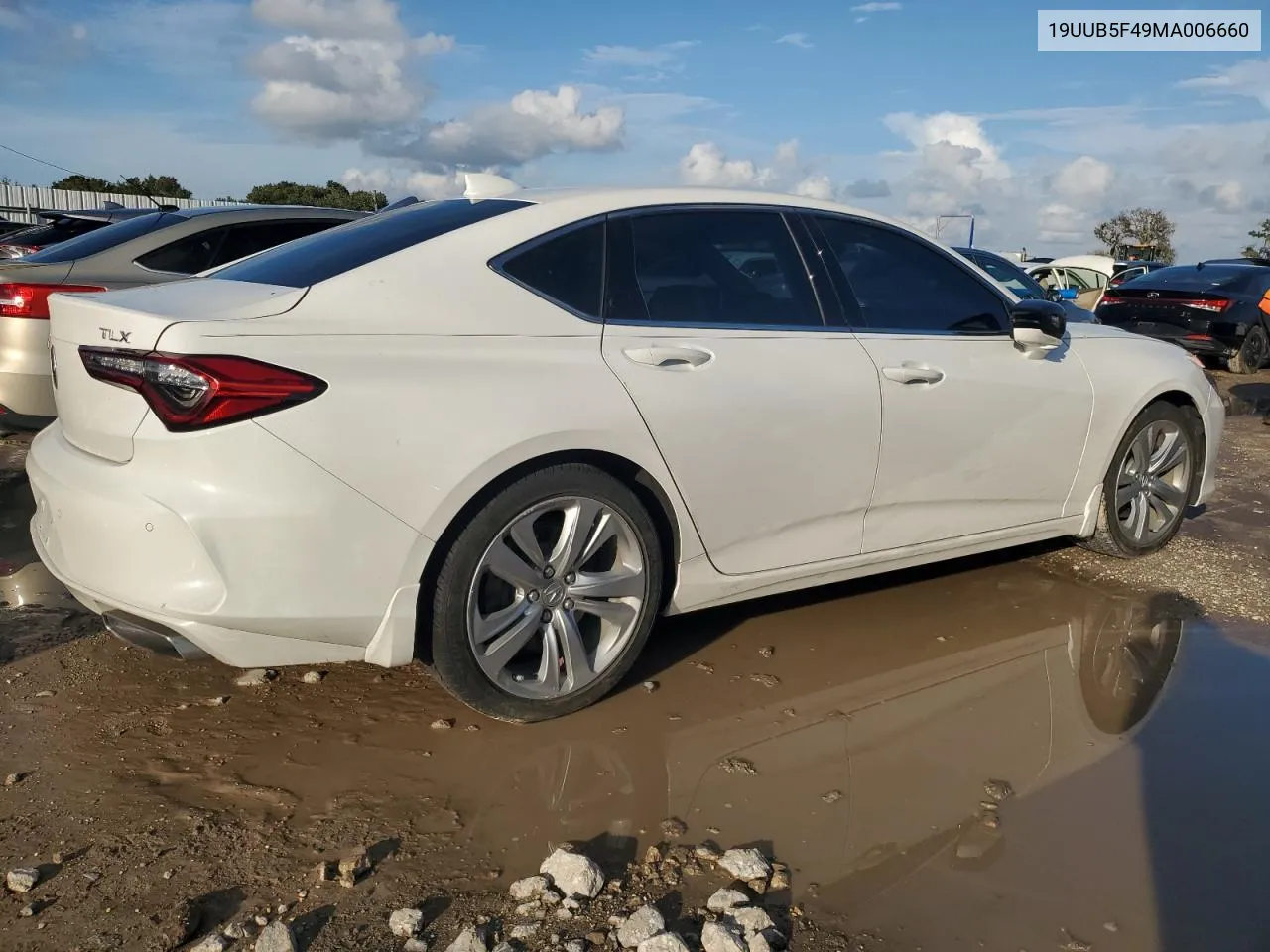 19UUB5F49MA006660 2021 Acura Tlx Technology