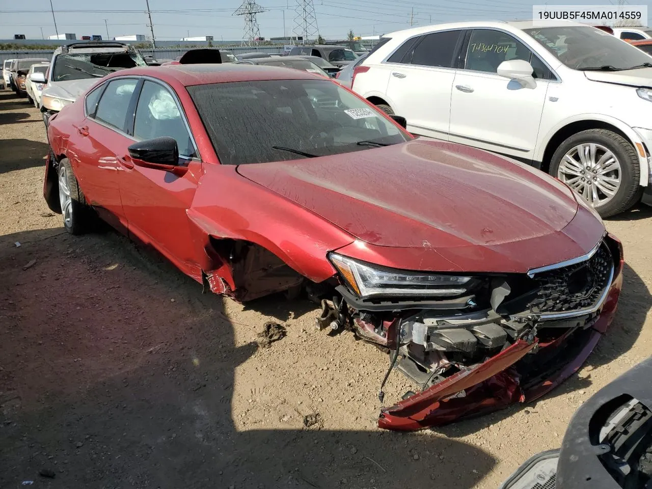 2021 Acura Tlx Technology VIN: 19UUB5F45MA014559 Lot: 75253264