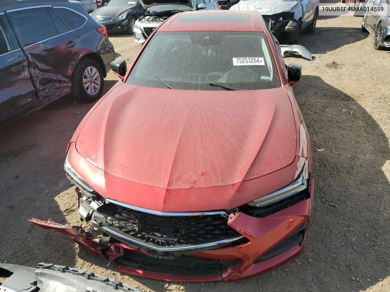 2021 Acura Tlx Technology VIN: 19UUB5F45MA014559 Lot: 75253264