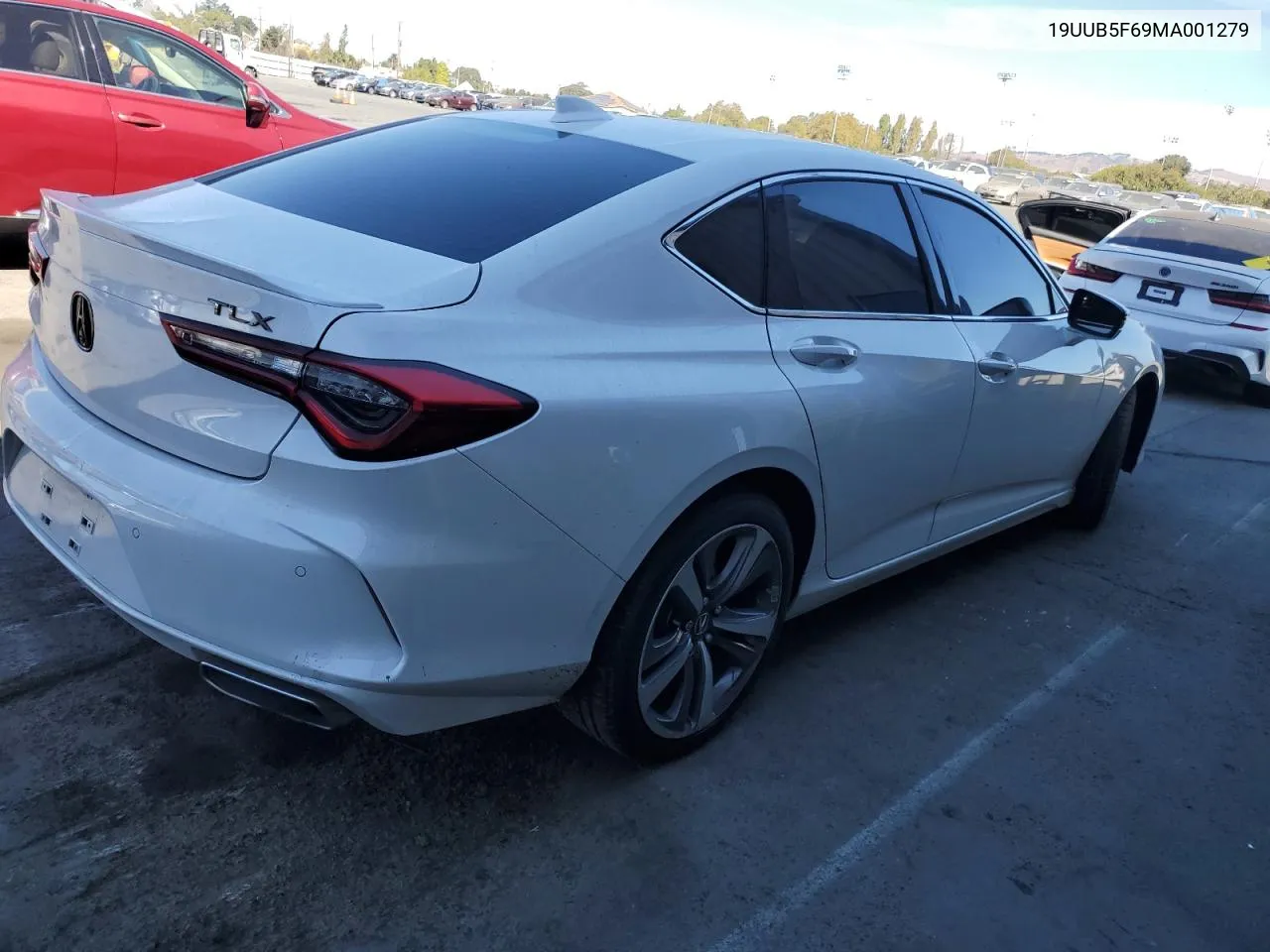 2021 Acura Tlx Advance VIN: 19UUB5F69MA001279 Lot: 75921504