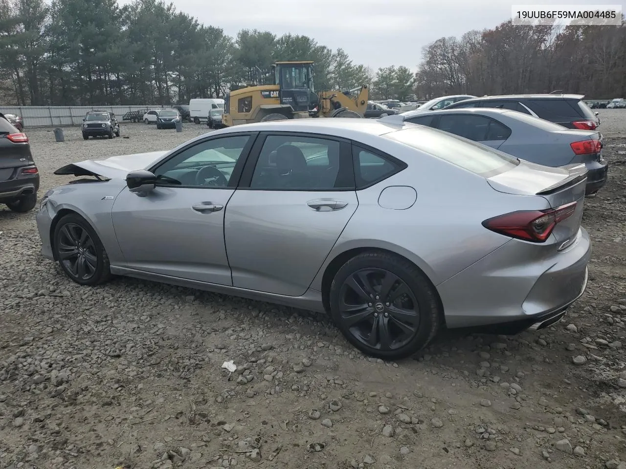 2021 Acura Tlx Tech A VIN: 19UUB6F59MA004485 Lot: 76975844