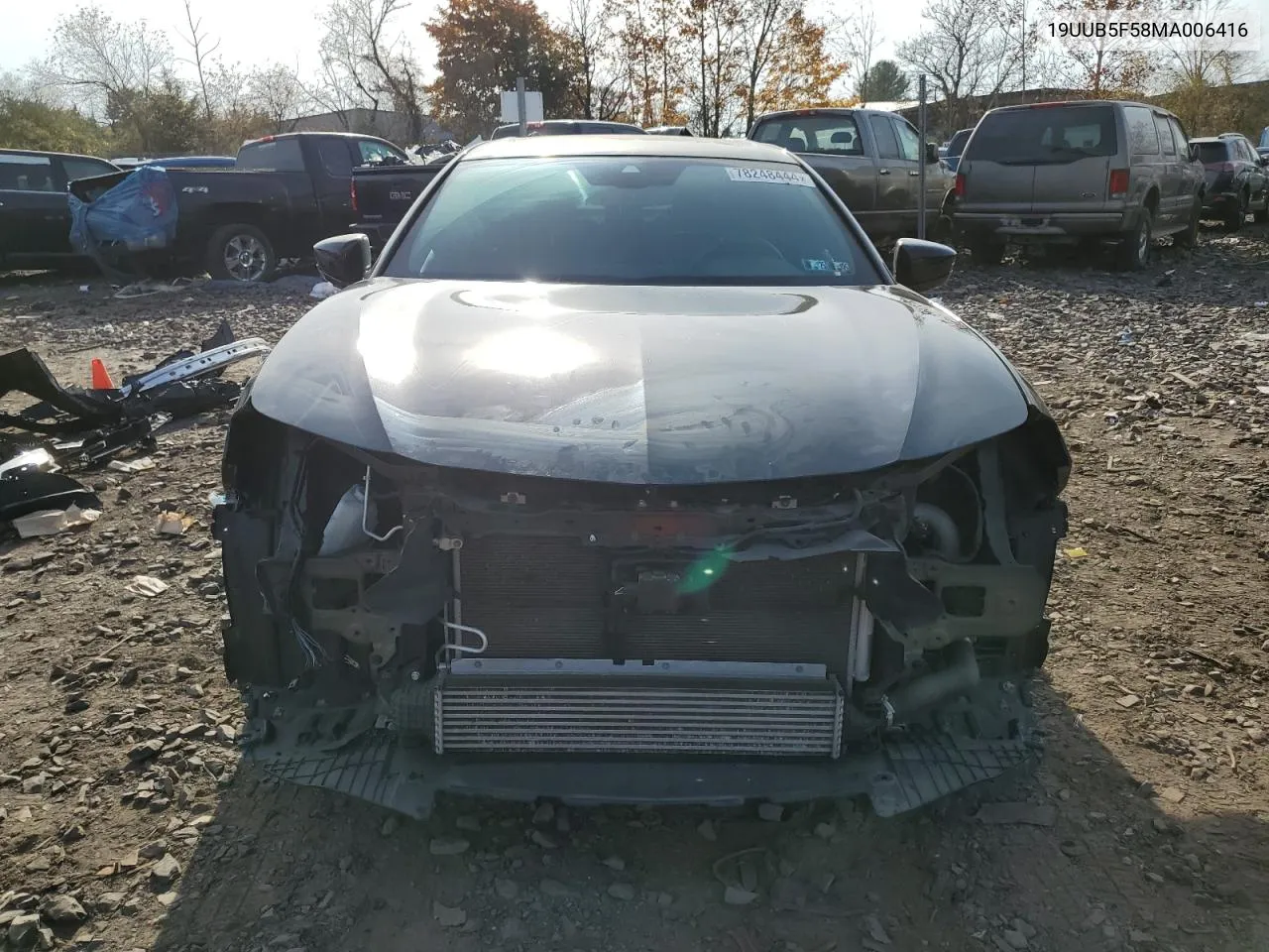 2021 Acura Tlx Tech A VIN: 19UUB5F58MA006416 Lot: 78248444