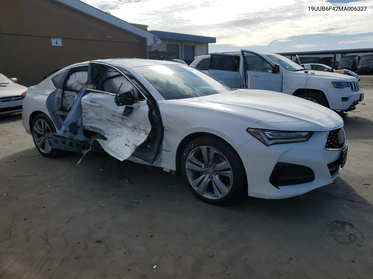 2021 Acura Tlx Technology VIN: 19UUB6F42MA006327 Lot: 78334194