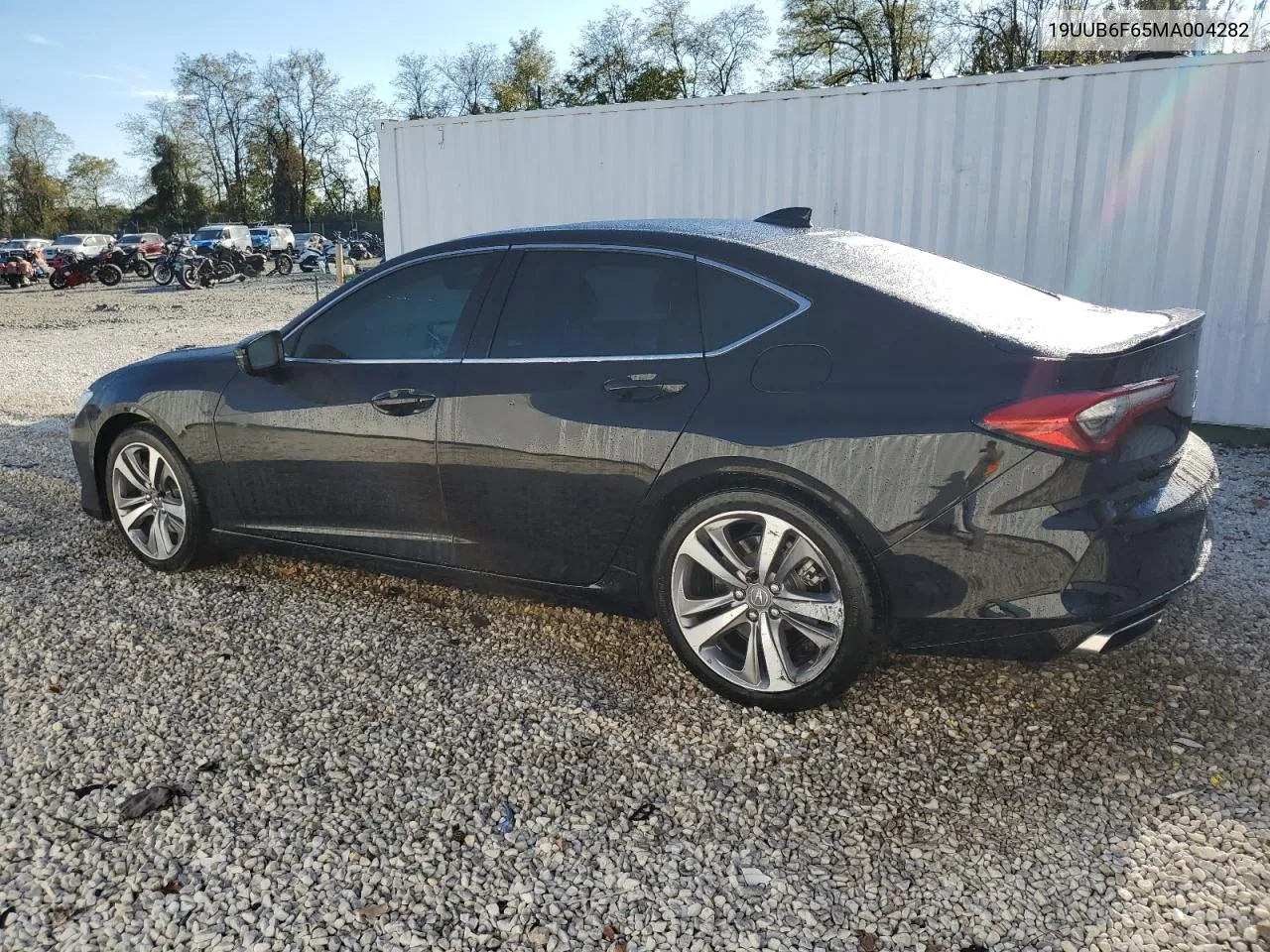 2021 Acura Tlx Advance VIN: 19UUB6F65MA004282 Lot: 79075084