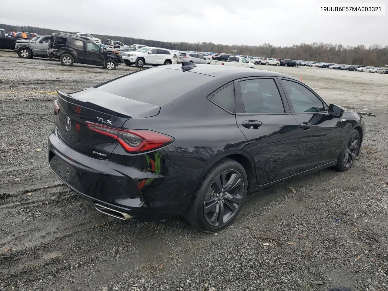 2021 Acura Tlx Tech A VIN: 19UUB6F57MA003321 Lot: 79825374