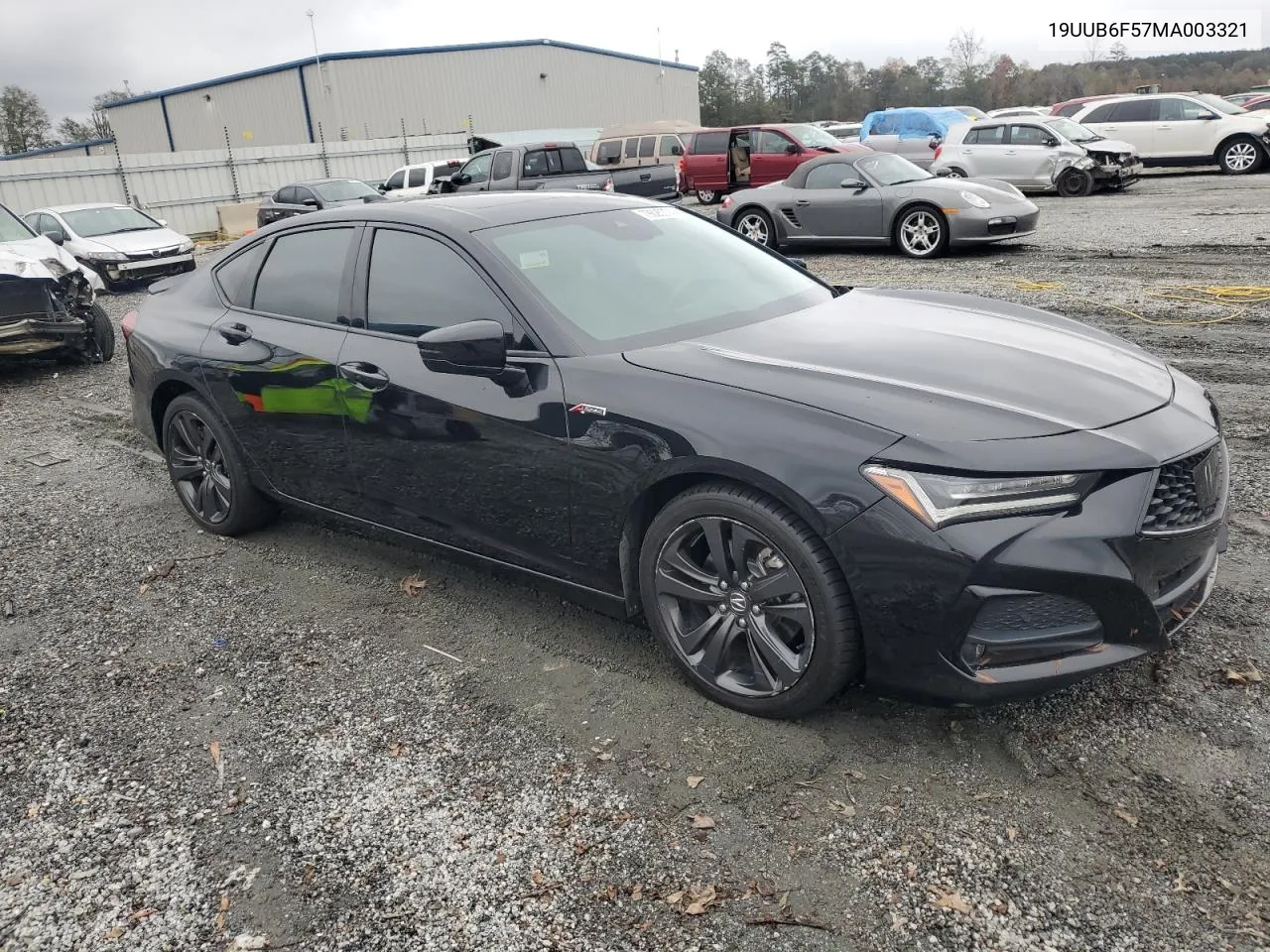 2021 Acura Tlx Tech A VIN: 19UUB6F57MA003321 Lot: 79825374