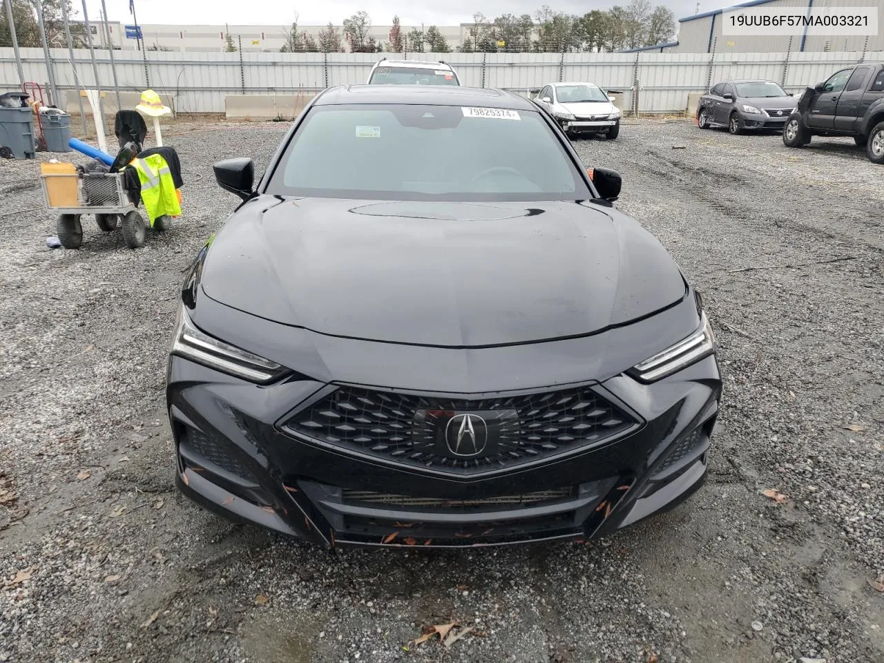 2021 Acura Tlx Tech A VIN: 19UUB6F57MA003321 Lot: 79825374