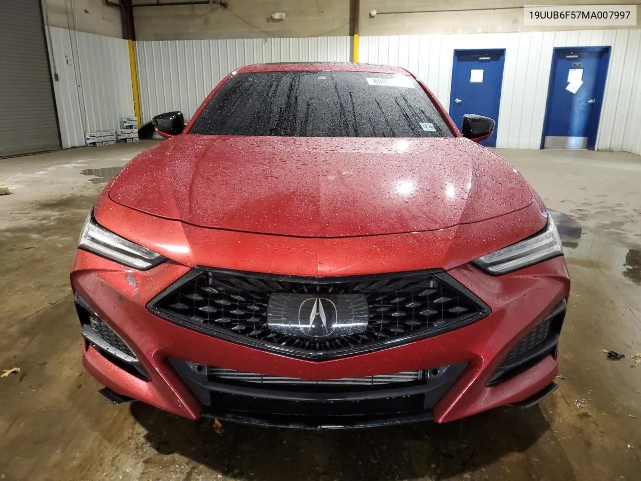 2021 Acura Tlx Tech A VIN: 19UUB6F57MA007997 Lot: 80055714