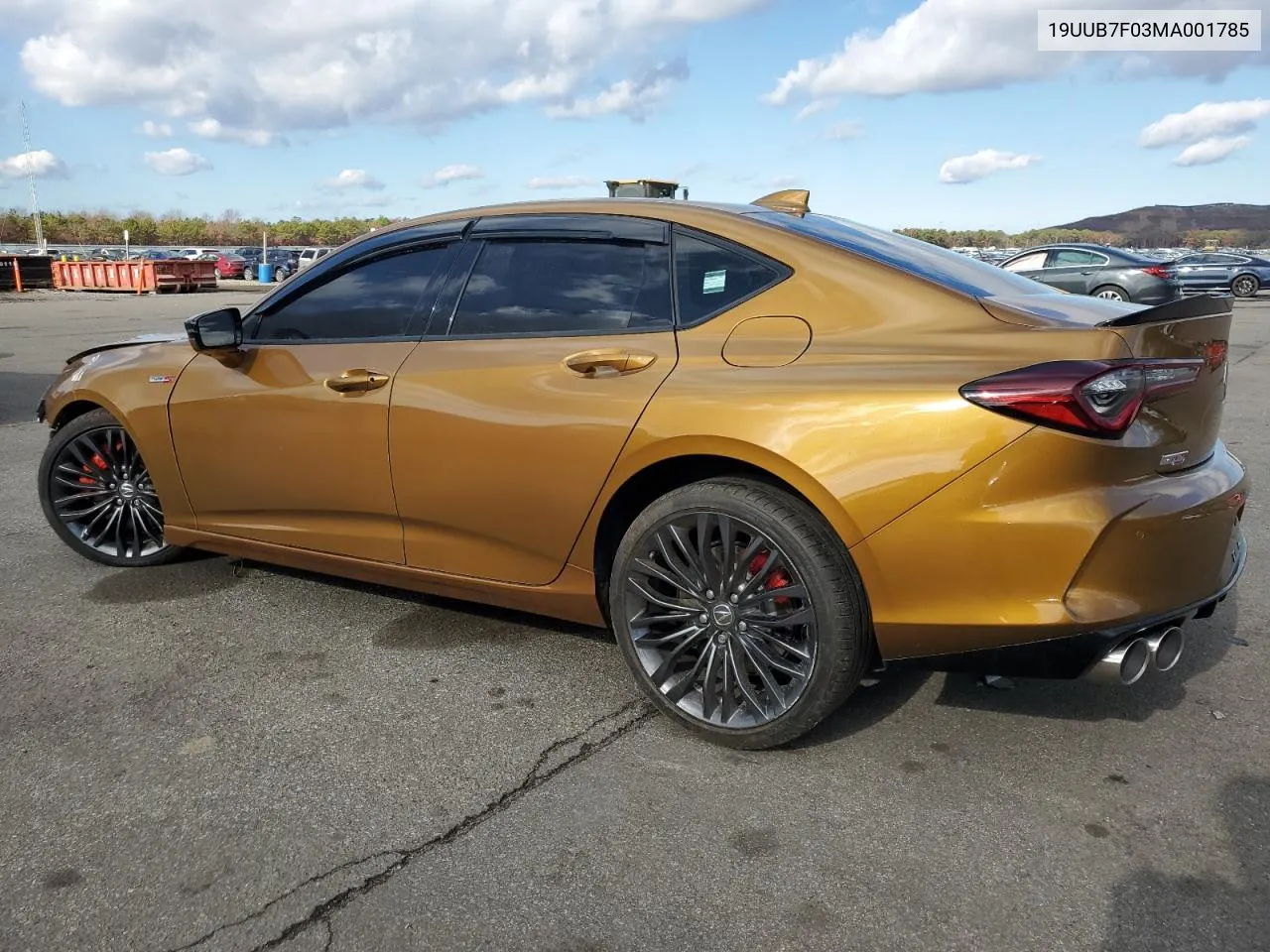 2021 Acura Tlx Type S VIN: 19UUB7F03MA001785 Lot: 80295604