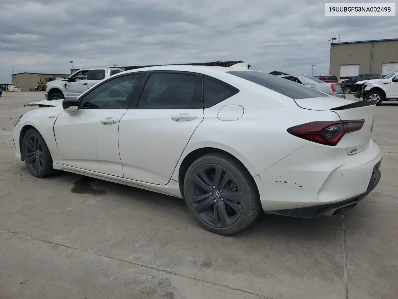 19UUB5F53NA002498 2022 Acura Tlx Tech A