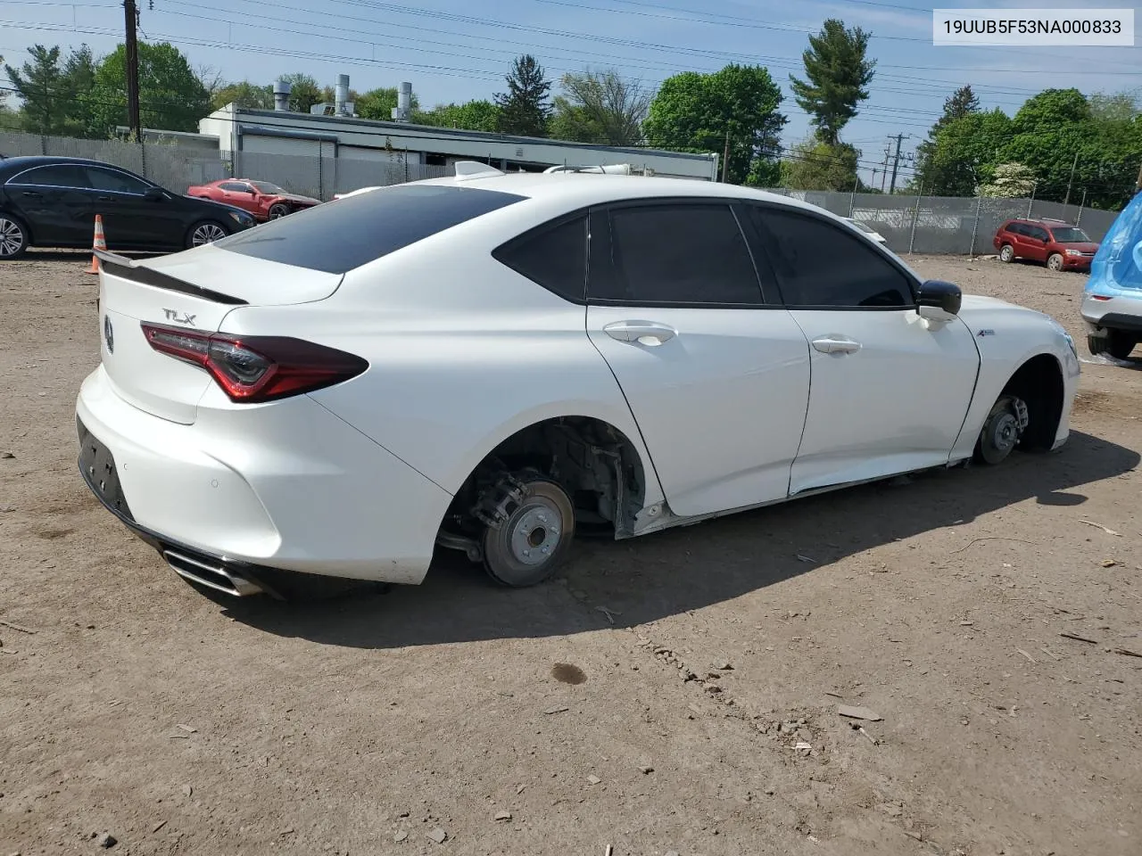 19UUB5F53NA000833 2022 Acura Tlx Tech A