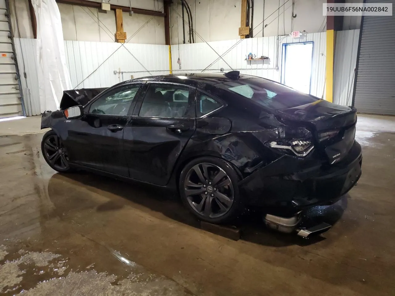 2022 Acura Tlx Tech A VIN: 19UUB6F56NA002842 Lot: 58236424